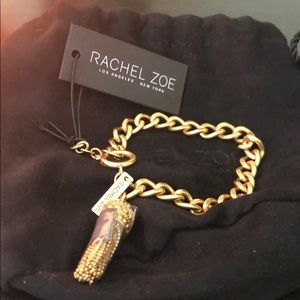 Rachel Zoe antique gold bracelet